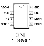 Ϊ˱֤оƬ TC6353/T ԸֹһϵƵľԶָܵıʩ ± OTP  VDD  Ƿѹ UVLO ѹ OVP λڵƣ OCP   OLP ͼλȣرƵ FM  Ž˴оƬõƵʶͼ դ׵ػõ EMI